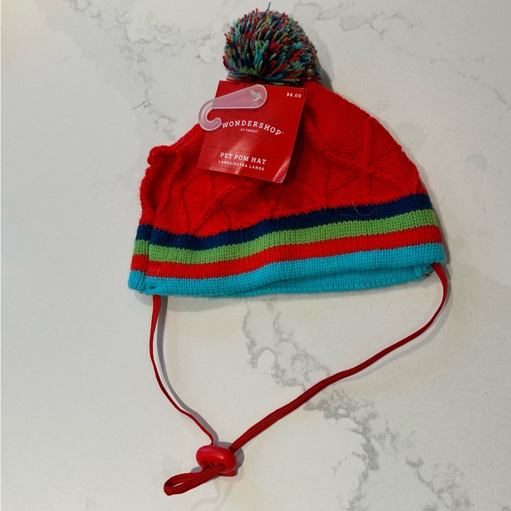 6 for $25 - NWT Adorable Wondershop at Target Pet Pom Hat